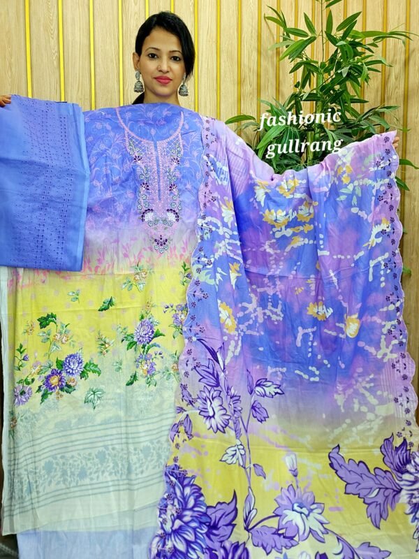 Gulrang cotton three piece - Image 2