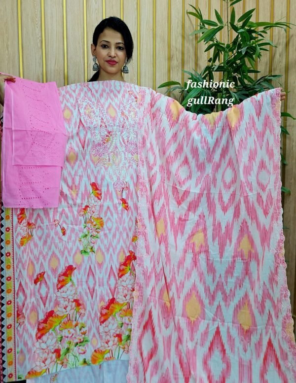 Gulrang cotton three piece