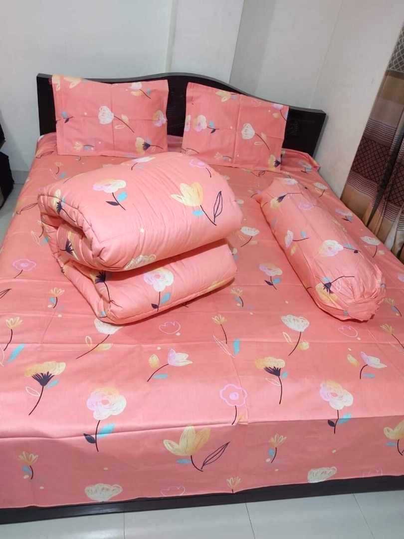 ৫ পিছ সেট প্রিমিয়াম কোয়ালিটি টুইল কটন ফেব্রিক্স কমফোর্টার