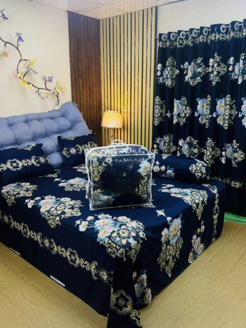 ৫ পিছ সেট প্রিমিয়াম কোয়ালিটি টুইল কটন ফেব্রিক্স কমফোর্টার